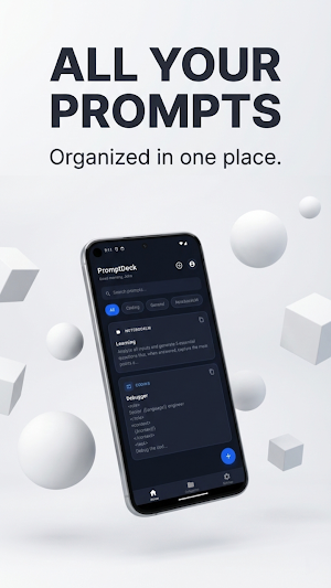 PromptDeck: AI Prompt Manager Screenshot 1