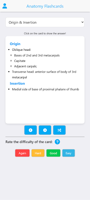 Anatomy Flashcards 2025 Screenshot 1