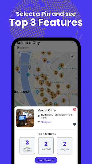 Co-Fi Map: Work and Coffee Screenshot 2