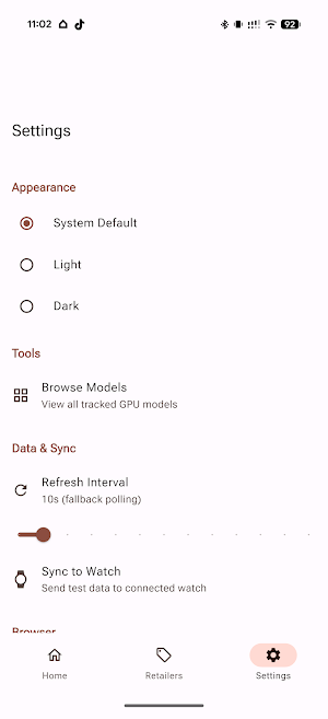 StockClock Screenshot 1