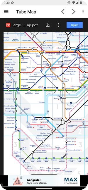 London Underground Tube Map Screenshot 3