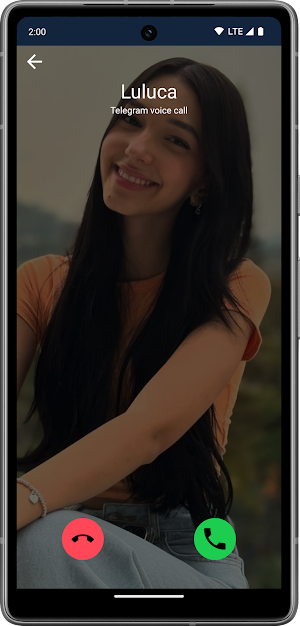 Jogo da Luluca Chamada Falsa Screenshot 2