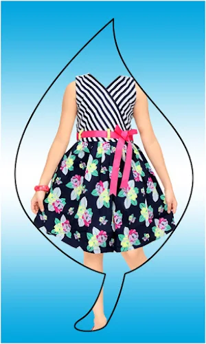 Kids Fashion Frock Photo Montage Screenshot 0