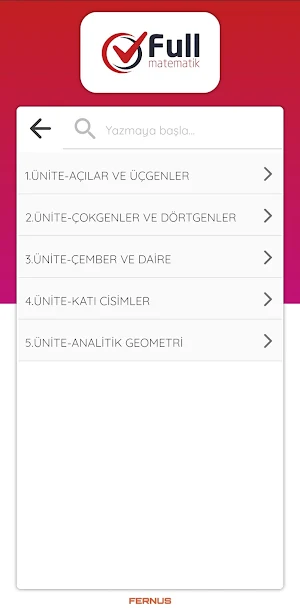 Full Matematik Video Çözüm Screenshot 1