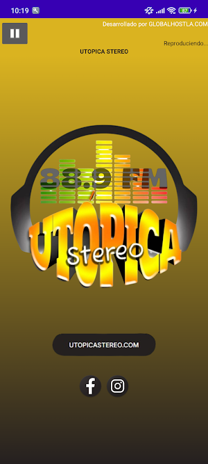 UTOPICA STEREO 88.9 FM Screenshot 0