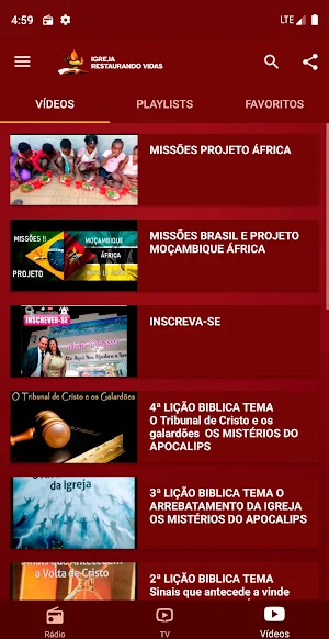 Igreja Restaurando Vidas Screenshot 2