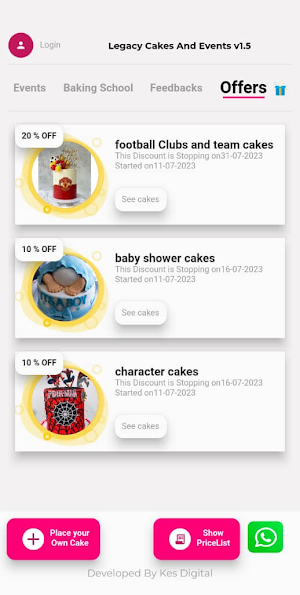 Legacy Cakes Screenshot 0
