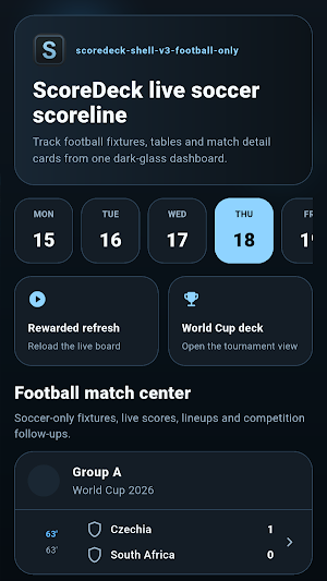 ScoreDeck: Live Scores Screenshot 0