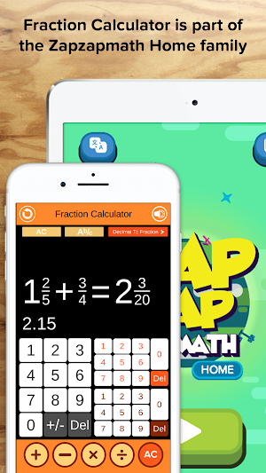 Fraction Calculator + Decimals Screenshot 0