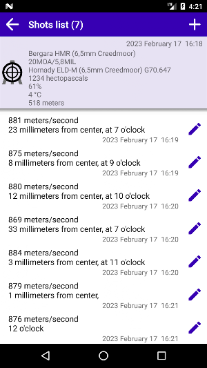 Shooting Diary Screenshot 3