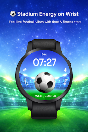 Sport Football Watch Face Screenshot 0