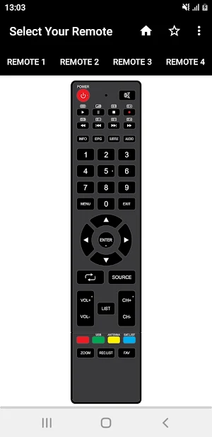 Goldstar TV Remote Screenshot 1