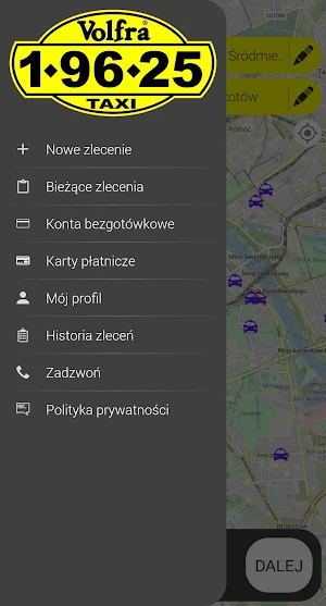 Volfra Taxi 19625 Warszawa Screenshot 1