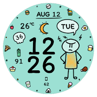 NW111: Digital watch face