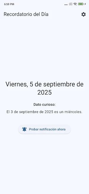Recordatorio del día Screenshot 0
