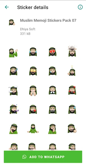 Muslim Memoji Stickers Screenshot 1
