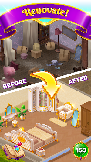 Charmed Mansion Bubble Pop! Screenshot 3