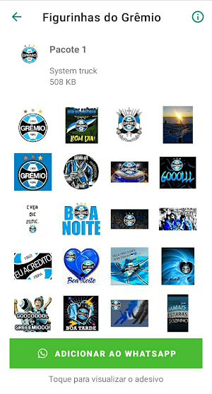 Figurinhas do Grêmio Screenshot 0