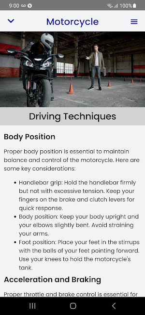 Motorcycle Driving Course Screenshot 3