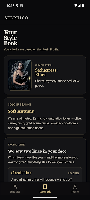 Selphico: Personal Stylist Screenshot 1