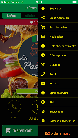 La Pastaria Friedberg Screenshot 2