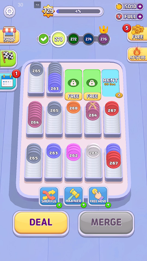 Merge Coin Brain POP:ASMR Sort Screenshot 3