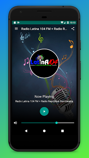 Radio Latina 104 FM Live Radio Dominican Republic Screenshot 0