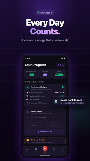 Quit Vaping Tracker: VapeShift Screenshot 3