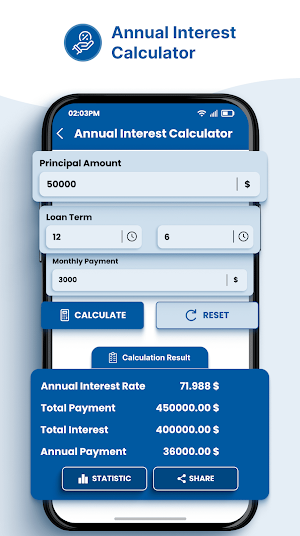 Loan Emi Calculator Screenshot 3