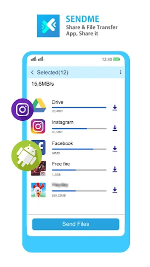 Share It & Transfer Files with Wifi 2021 - SendMe Screenshot 3
