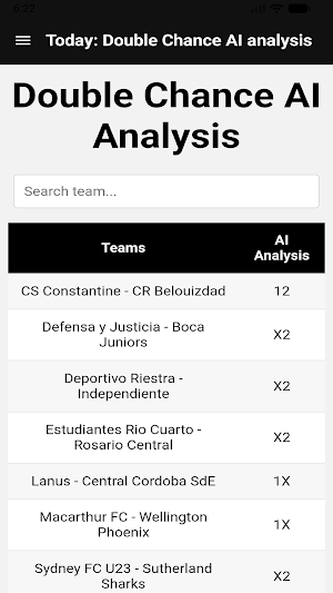 Correct Score Pro AI Analysis Screenshot 0