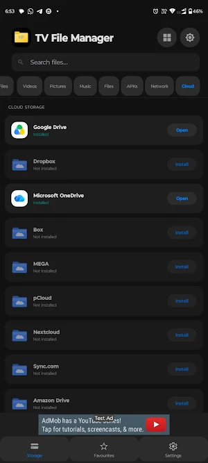 TV File Manager Screenshot 0