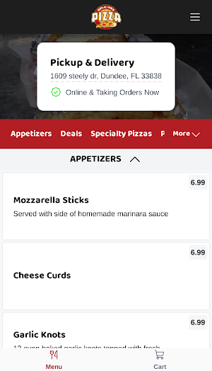 Dundee Downtown Pizza Screenshot 1