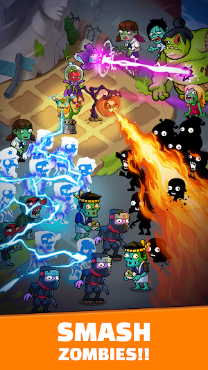 Merge Flower: Zombie war Screenshot 2