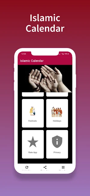 Urdu calendar 2022 - islamic Screenshot 2
