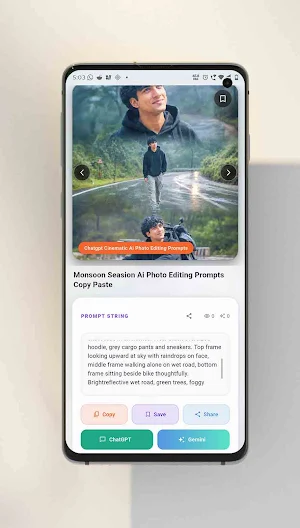 Gemini Prompts - Photo Editor Screenshot 3