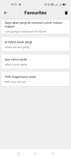 Malay To English Translator Screenshot 3
