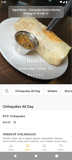 Chilaquiles Modern Kitchen Screenshot 1