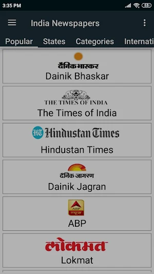 All Indian Newspapers Screenshot 0