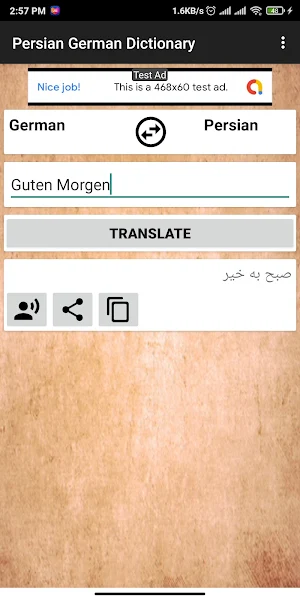 Persian German Dictionary screenshot 3
