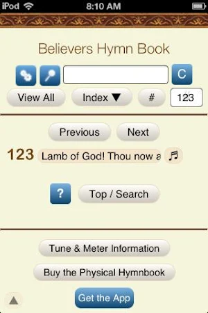 Believers Hymn Book Screenshot 0