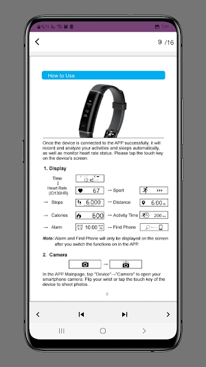 WAFA Fitness Tracker guide Screenshot 1