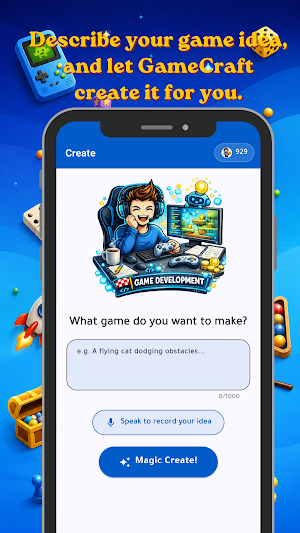 Gamecraft: Make Your Own Game Screenshot 1