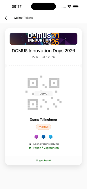 DOMUS Events Screenshot 1