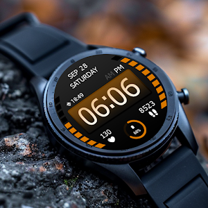 Key WF47 Digital Watch Face Screenshot 0