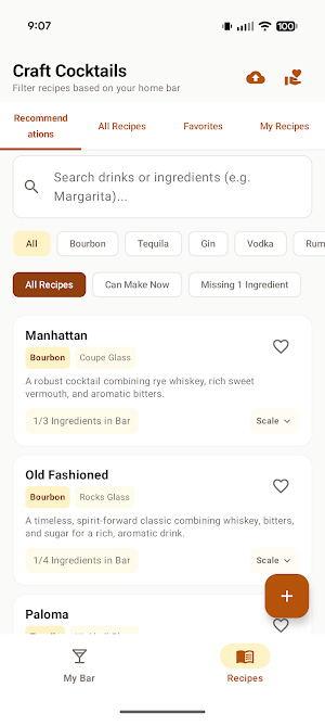 Craft Cocktails Screenshot 1