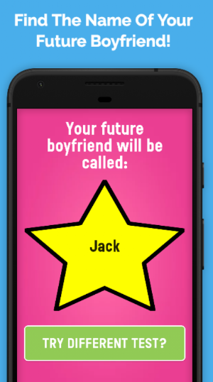 Future Boyfriend's Name Quiz - Prank Screenshot 1