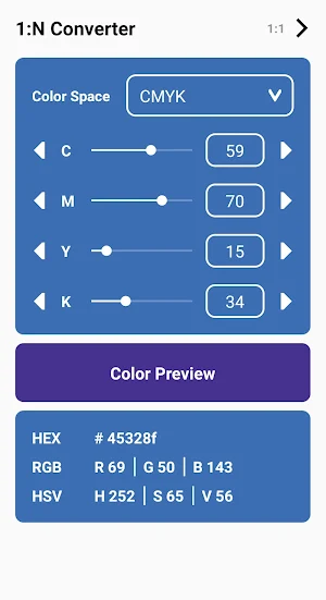 Color Space Converter Screenshot 1