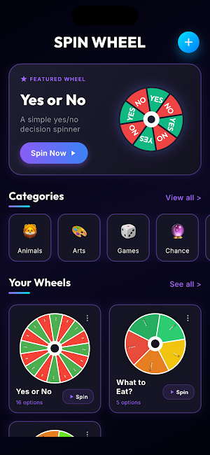 Spinny: Wheel of Choices Screenshot 1