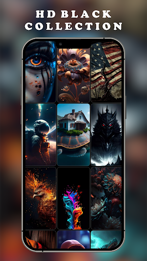 Black Wallpaper HD Background Screenshot 0